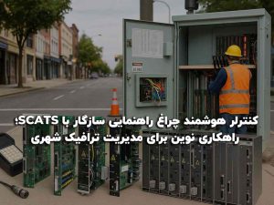 «کابینت کامل کنترلر چراغ راهنمایی مهیا»